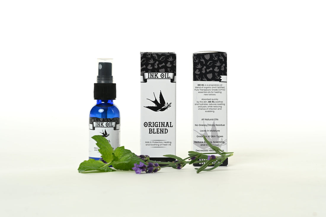 The Healing Power of Ink Oil: Lavender, Peppermint, and Tea Tree for Tattoo Aftercare