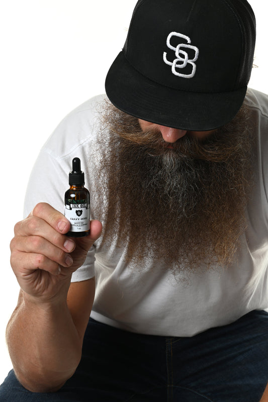 Introducing Crazy Good Beard Oil: A Collaboration Between Ink Oil and Section 8 Ink